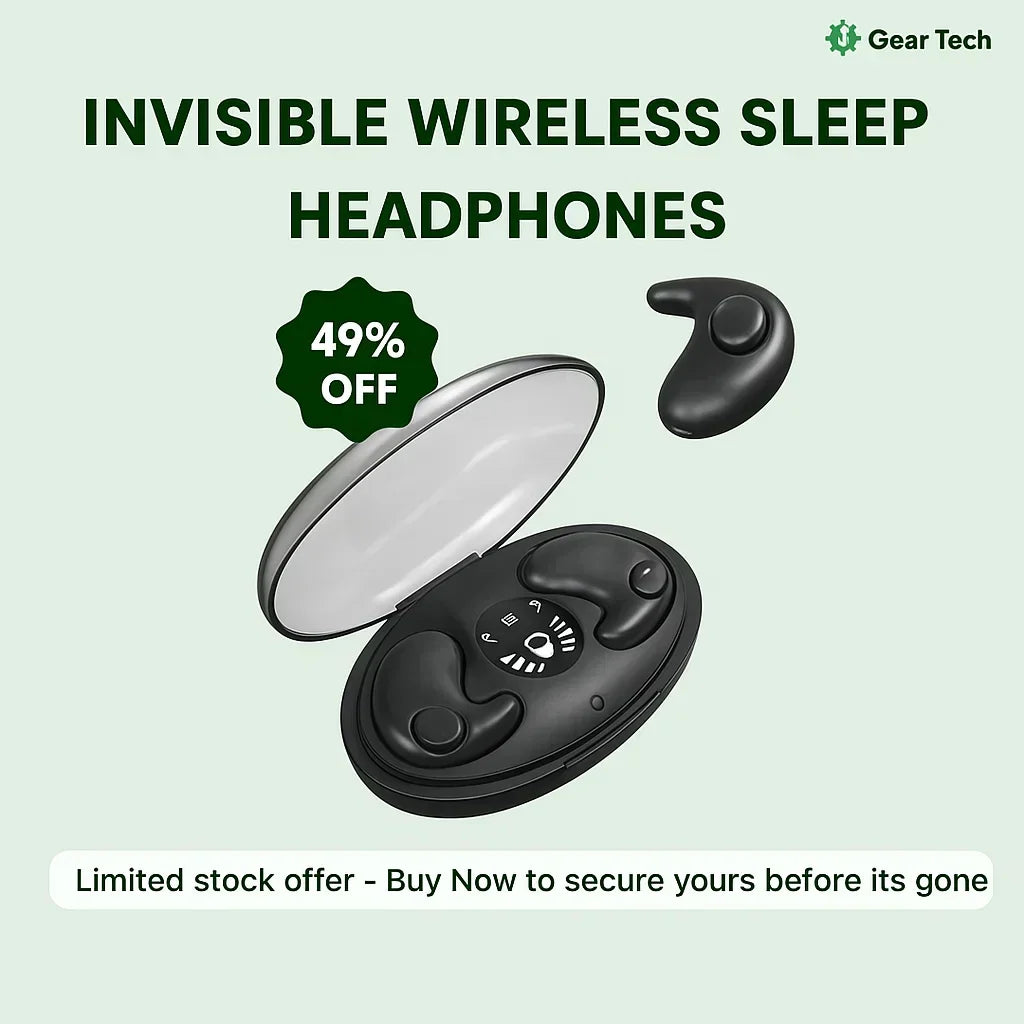 Casque de Sommeil Sans Fil Invisible pour Nuits Paisibles