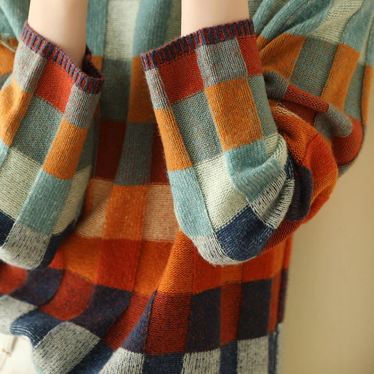 Pull en cachemire à col roulé luxueux d'automne - Aurora