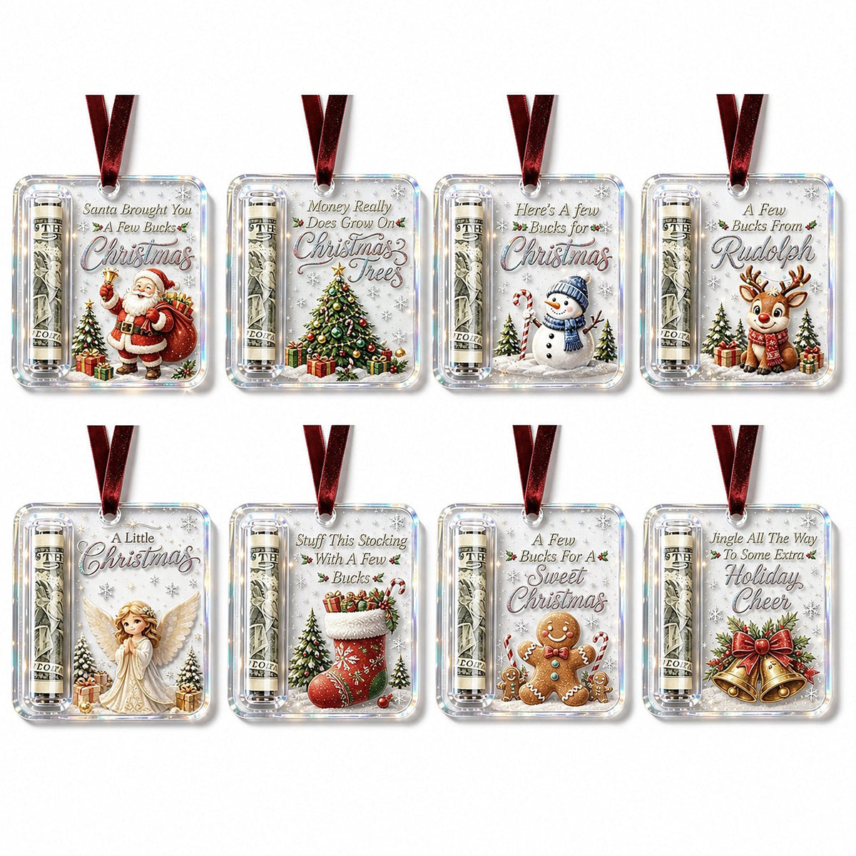 Porte-monnaie de Noël - Transformez l'Offre d'Argent en un Vrai Cadeau - MoneyGift