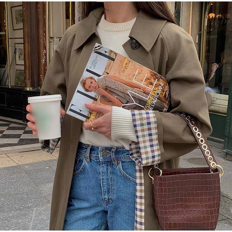 Manteau Trench Imperméable Femme à Coupe Relaxée pour Toutes les Saisons