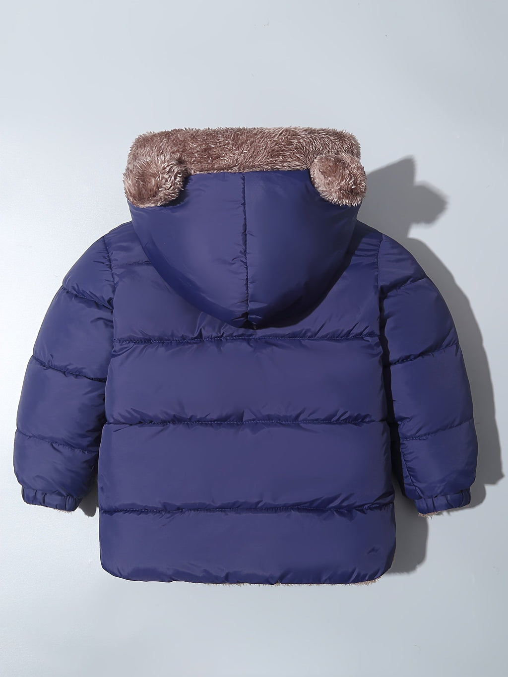 Manteau d'Hiver Douillet en Peluche pour Enfants pour un Jeu Extérieur Chaleureux