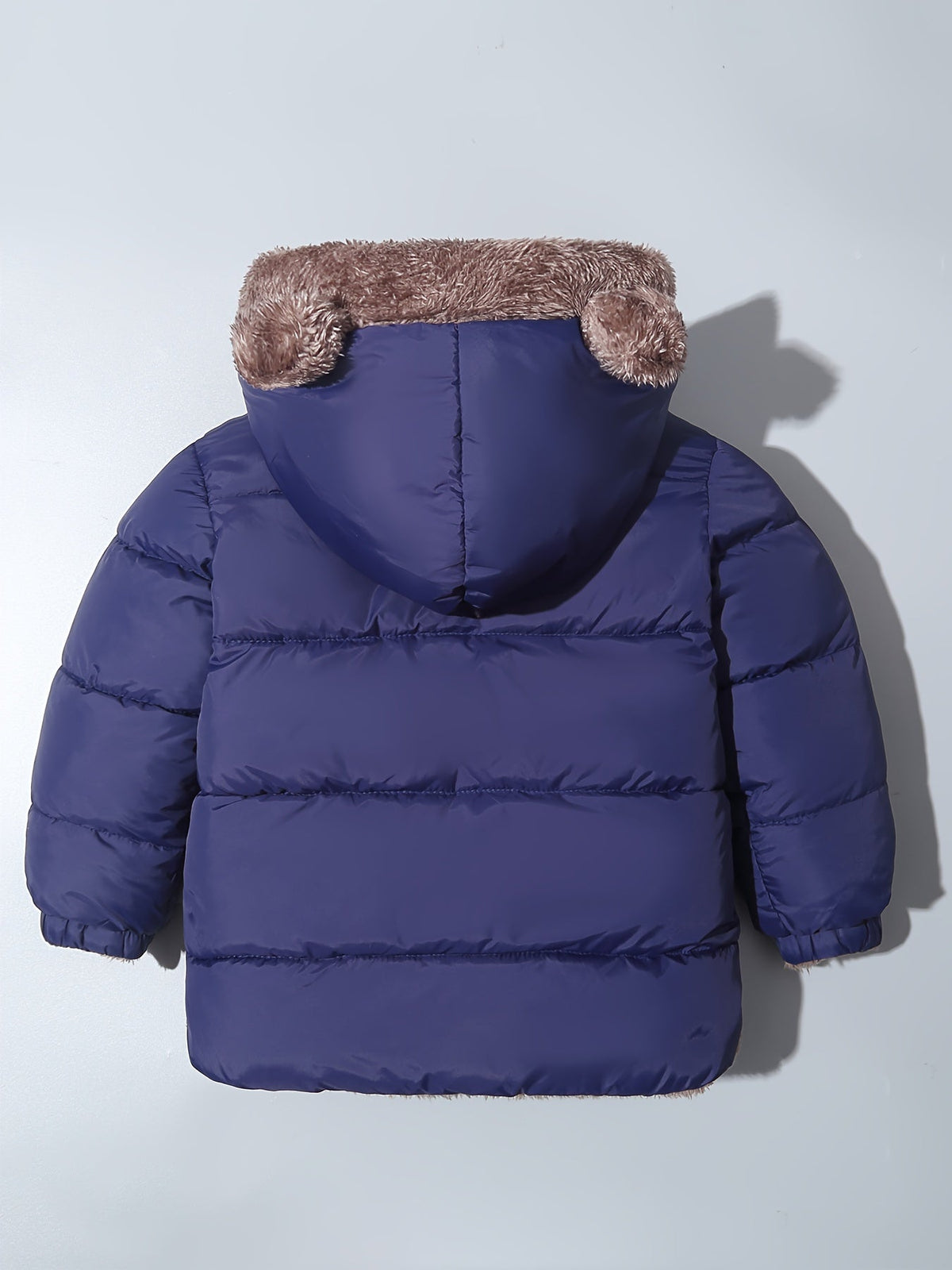 Manteau d'Hiver Douillet en Peluche pour Enfants pour un Jeu Extérieur Chaleureux