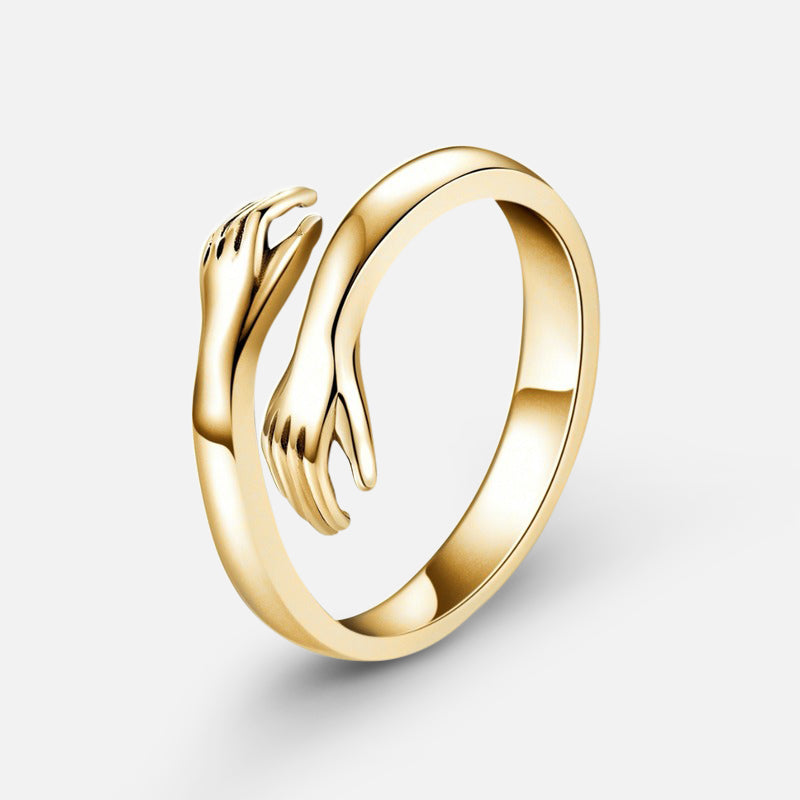 Jewelance™ HugRing 1+1 GRATUIT : Bague Promesse de Style Réglable