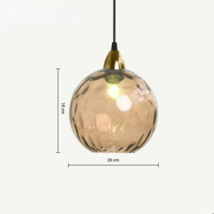 LumiSphere - Suspension en verre
