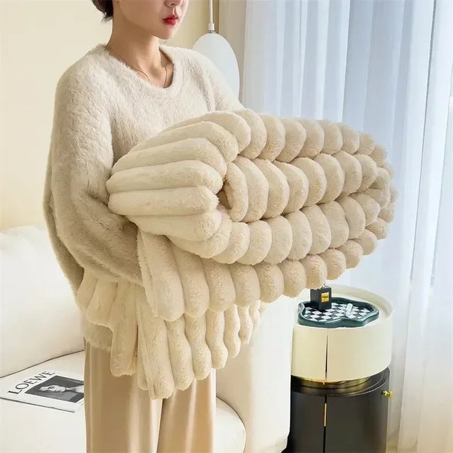 Couverture Maxi Hiver en Peluche Douce - LuxuraWrap