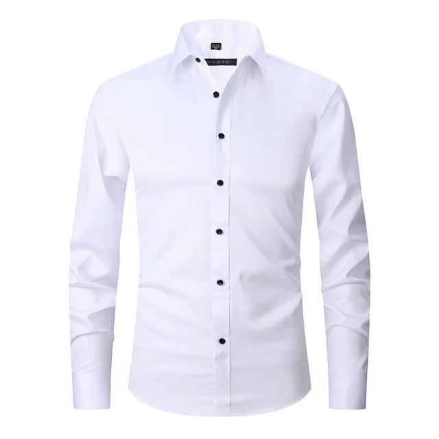 Chemise pour hommes élastique et sans plis pour le printemps 2025 - Noah