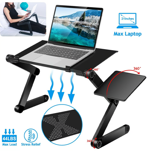 Support d'ordinateur portable ergonomique 360° – FlexStand