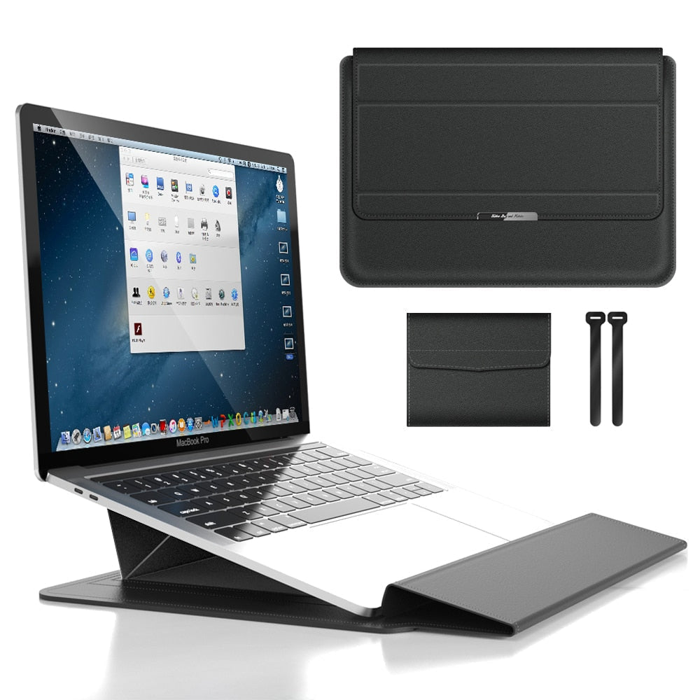 Housse d'Ordinateur Portable Polyvalente & Support Combiné pour un Confort Ultime