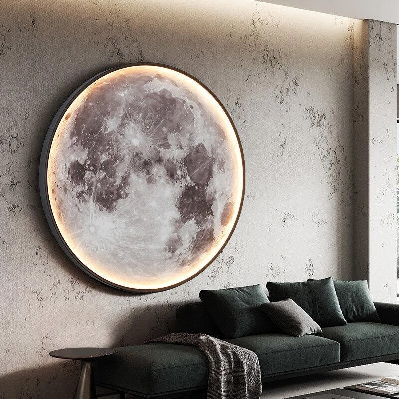 Lampe Murale LED Lune pour Décor Moderne de Maison & Chambre