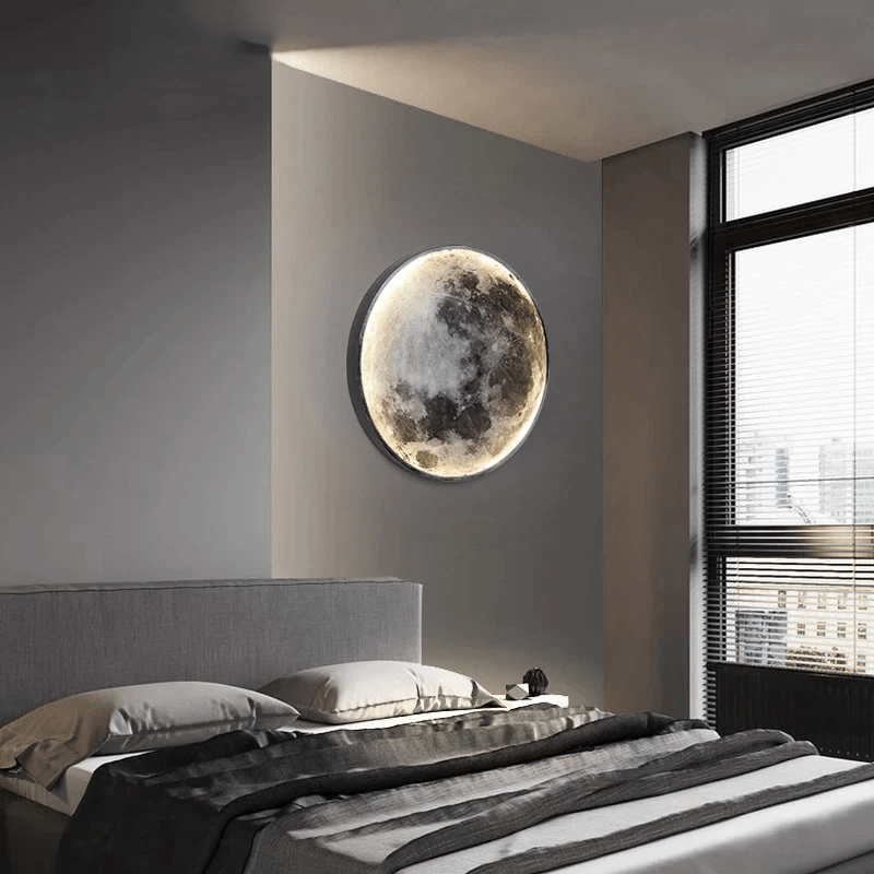 Lampe Murale LED Lune pour Décor Moderne de Maison & Chambre