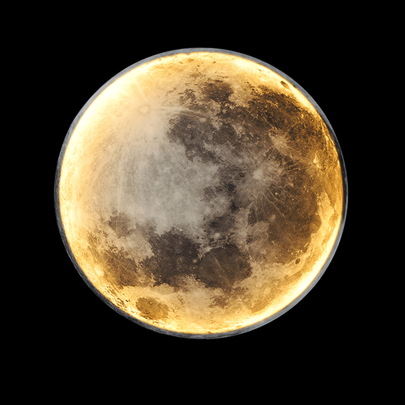 Lampe Murale LED Lune pour Décor Moderne de Maison & Chambre