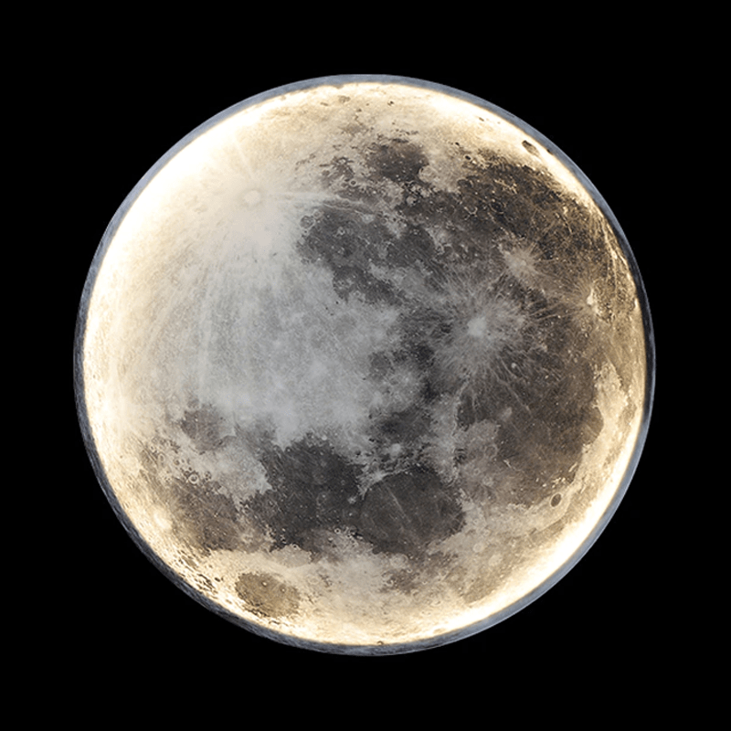 Lampe Murale LED Lune pour Décor Moderne de Maison & Chambre