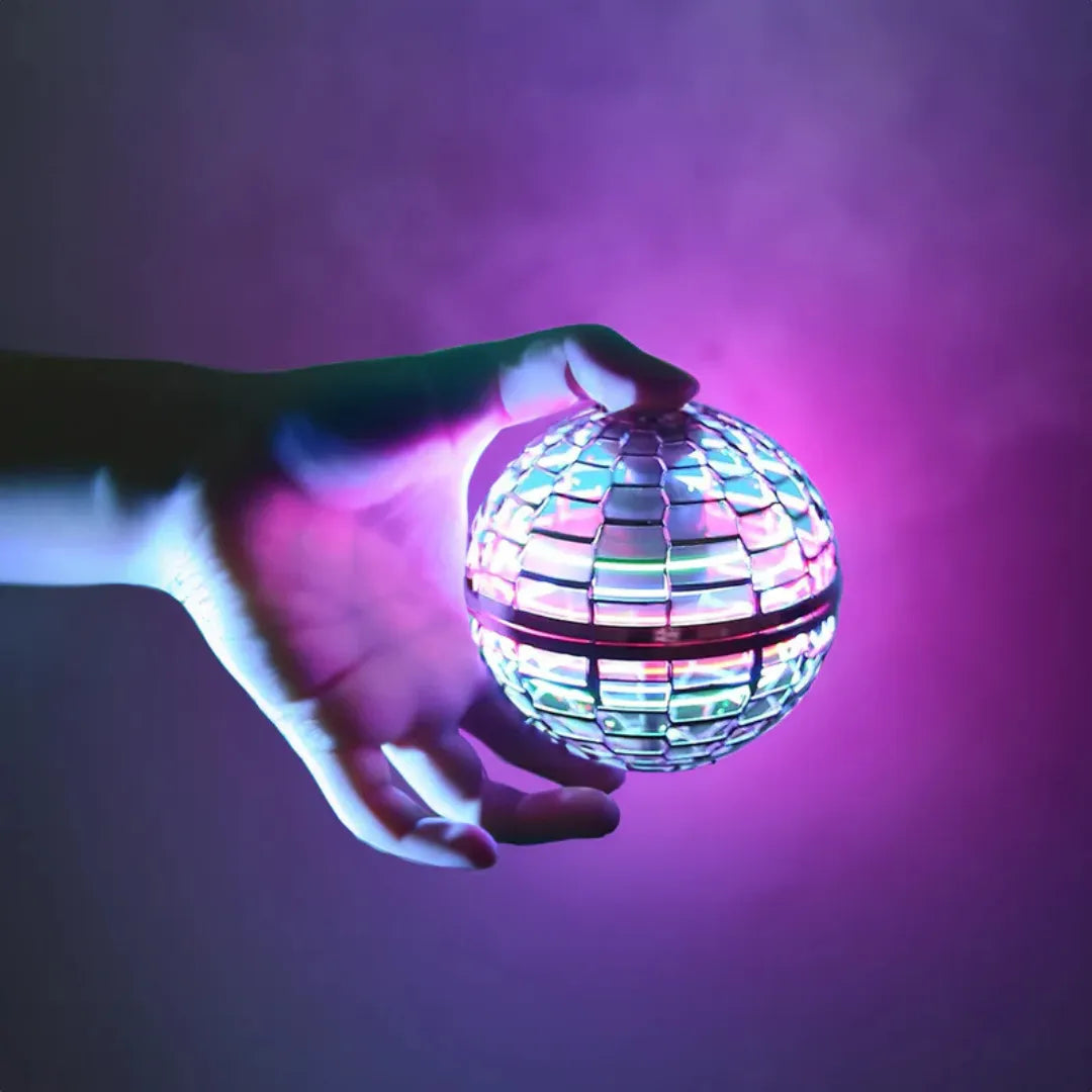 SkyGlide - Balle Volante LED Jouet Interactif Flottant