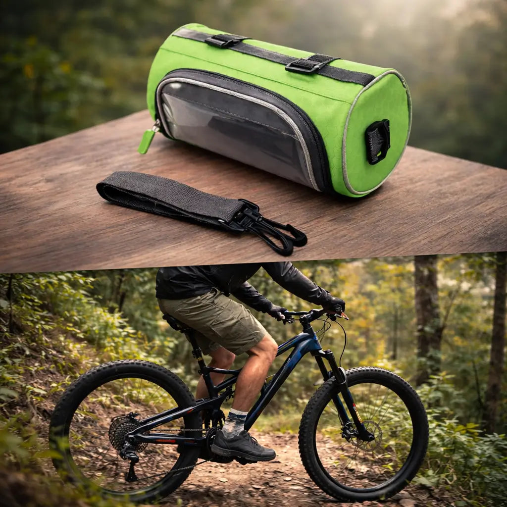 Pochette de Guidon de Vélo Tout Temps avec Accès Écran Tactile