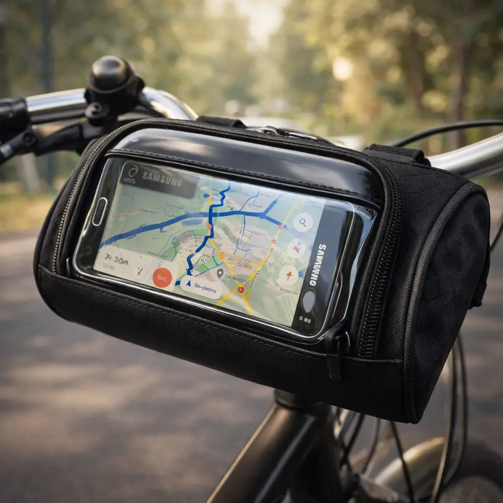 Sac de guidon pour vélo | Sacoche étanche avec écran tactile | Tourix