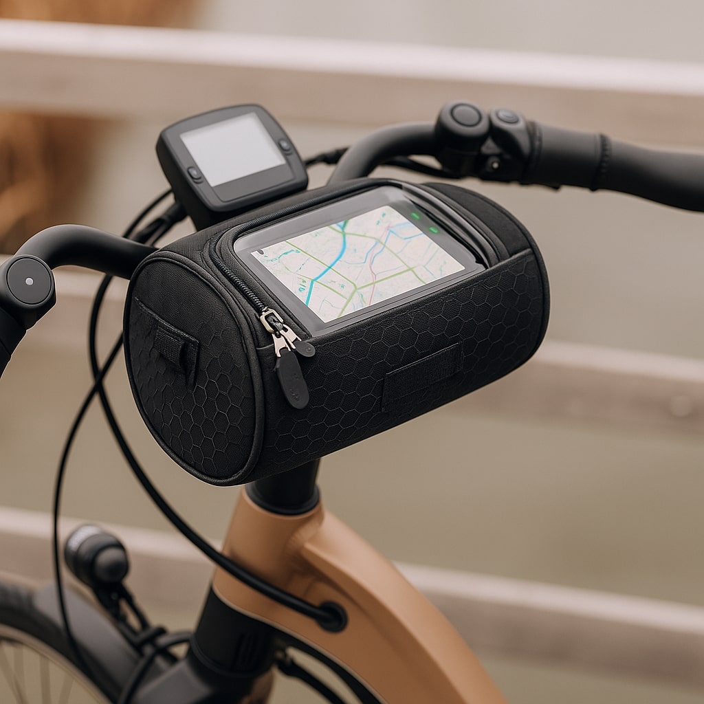 Pochette de Guidon de Vélo Tout Temps avec Accès Écran Tactile