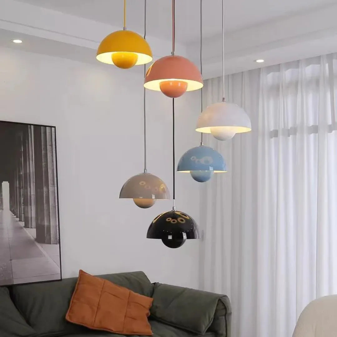 Lumivara - Lampe Suspendue - Design Scandinave avec Éclairage LED Chaud