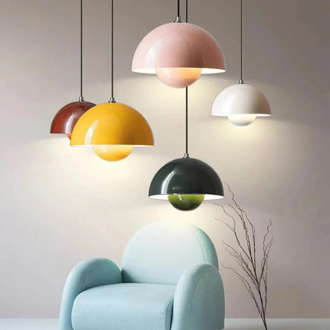 Lumivara - Lampe Suspendue - Design Scandinave avec Éclairage LED Chaud