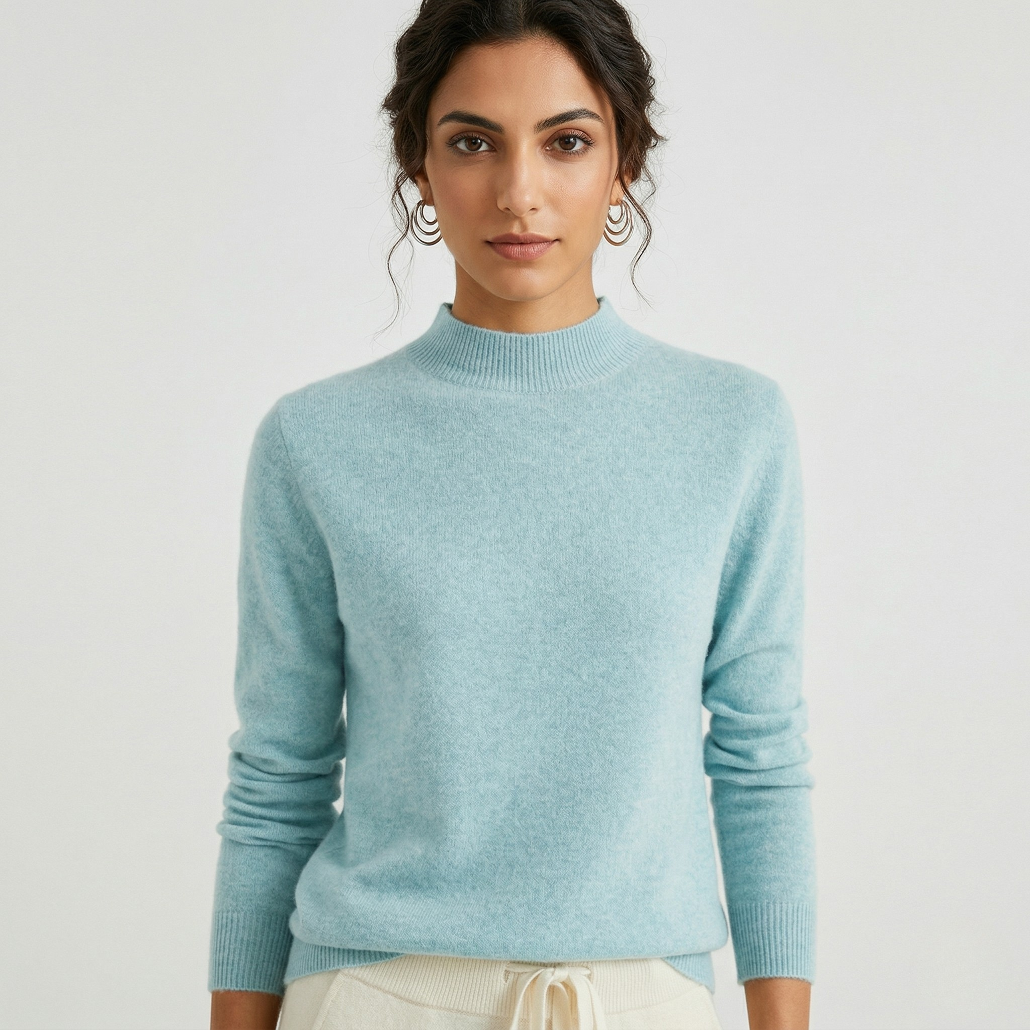 Pull Femme en Maille Douce Élégant Chaud