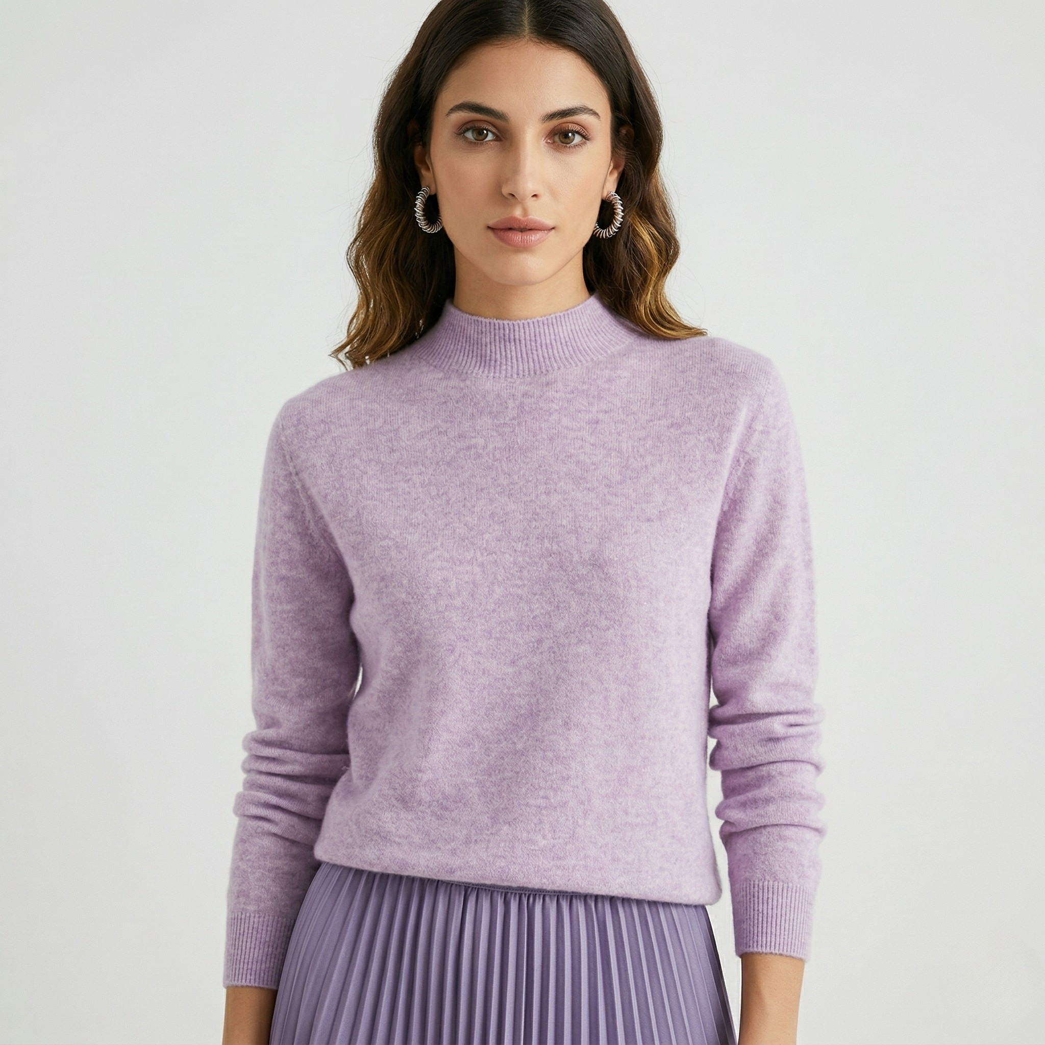 Pull Femme en Maille Douce Élégant Chaud