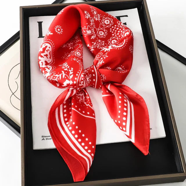 Foulard en Soie Faiha | Luxe & Élégance | Motif à Rayures