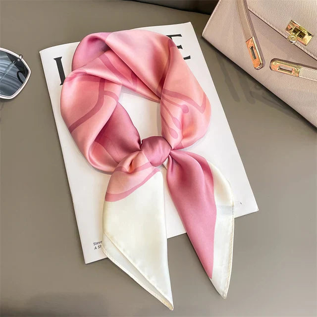 Foulard en Soie Faiha | Luxe & Élégance | Motif à Rayures
