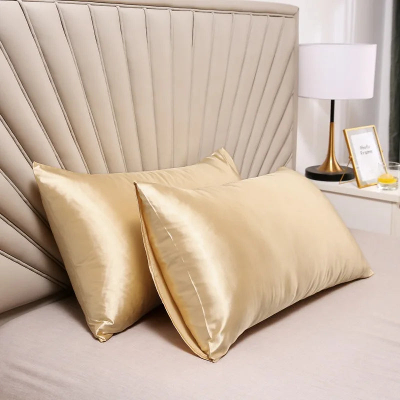 Housse de Coussin en Soie de Murier pour la Santé de la Peau et des Cheveux (Unisexe)
