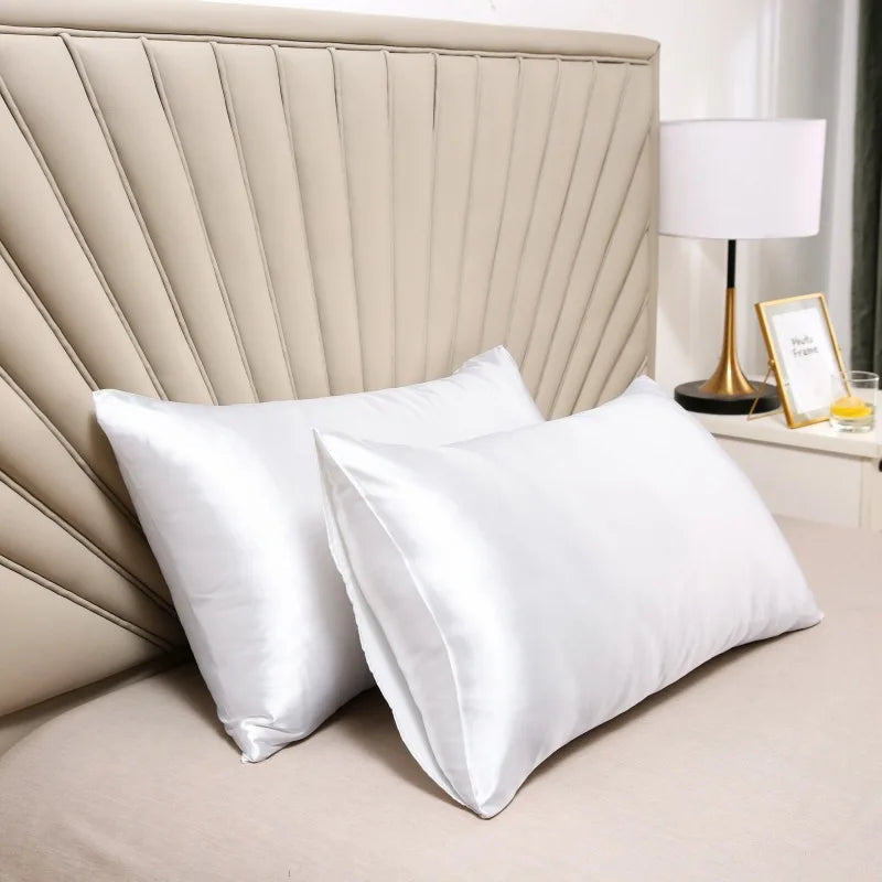 Housse de Coussin en Soie de Murier pour la Santé de la Peau et des Cheveux (Unisexe)