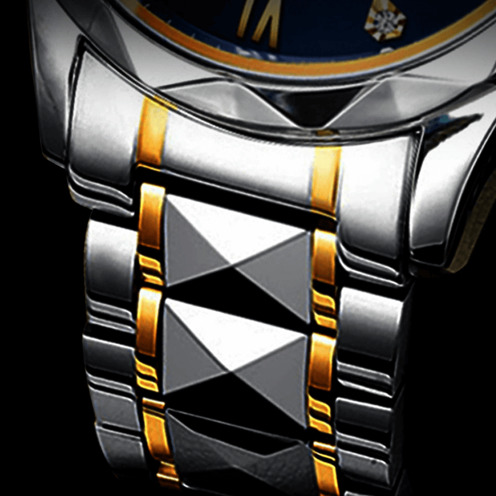 Montre bracelet pour homme en acier inoxydable - LumiSteel