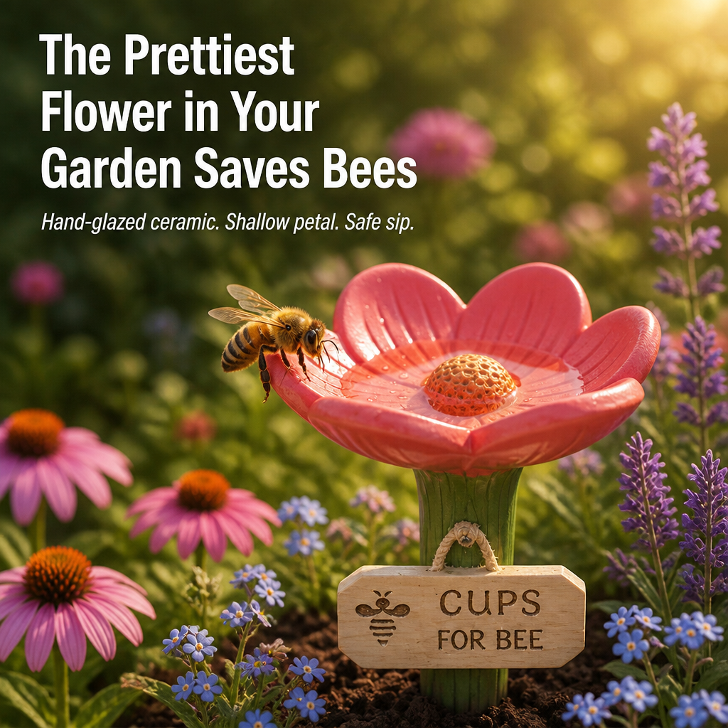 BloomNest™ — Sauvez les Abeilles assoiffées avec la Fleurs la Plus Belle de Votre Jardin