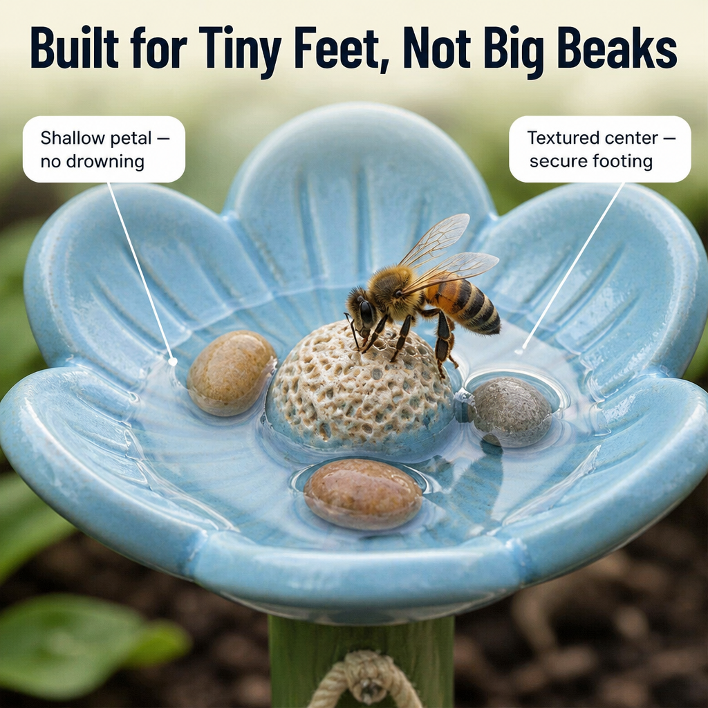BloomNest™ — Sauvez les Abeilles assoiffées avec la Fleurs la Plus Belle de Votre Jardin