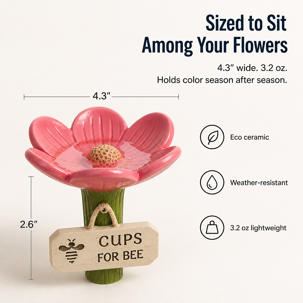 BloomNest™ — Sauvez les Abeilles assoiffées avec la Fleurs la Plus Belle de Votre Jardin