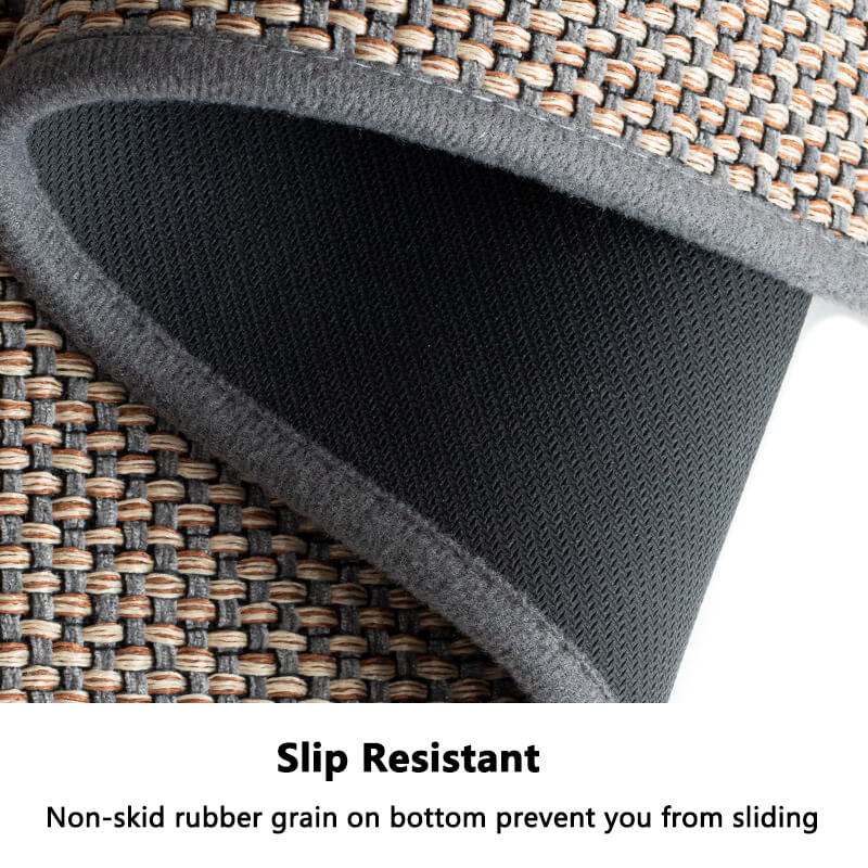 Tapis d'entrée tissé lavable en machine