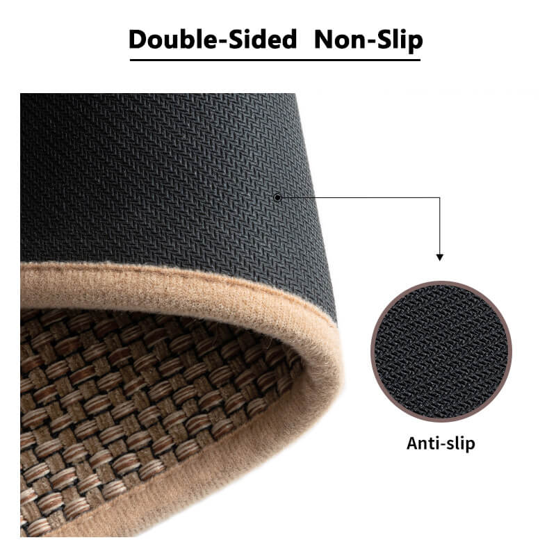 Tapis d'entrée tissé lavable en machine