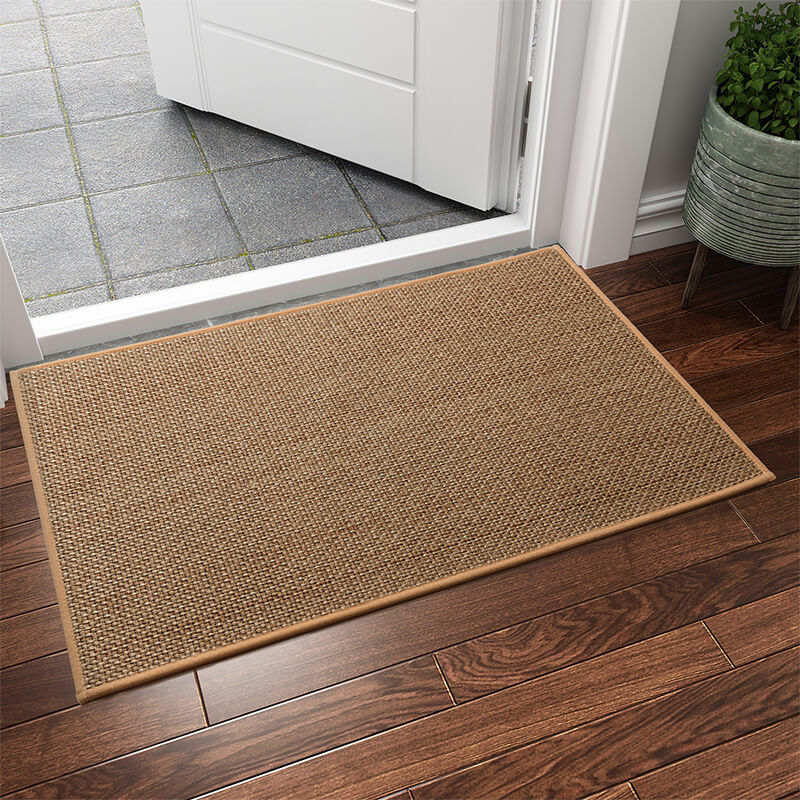 Tapis d'entrée tissé lavable en machine