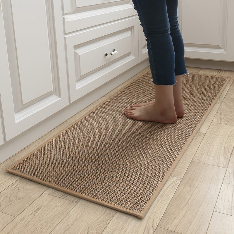 Tapis d'entrée tissé lavable en machine