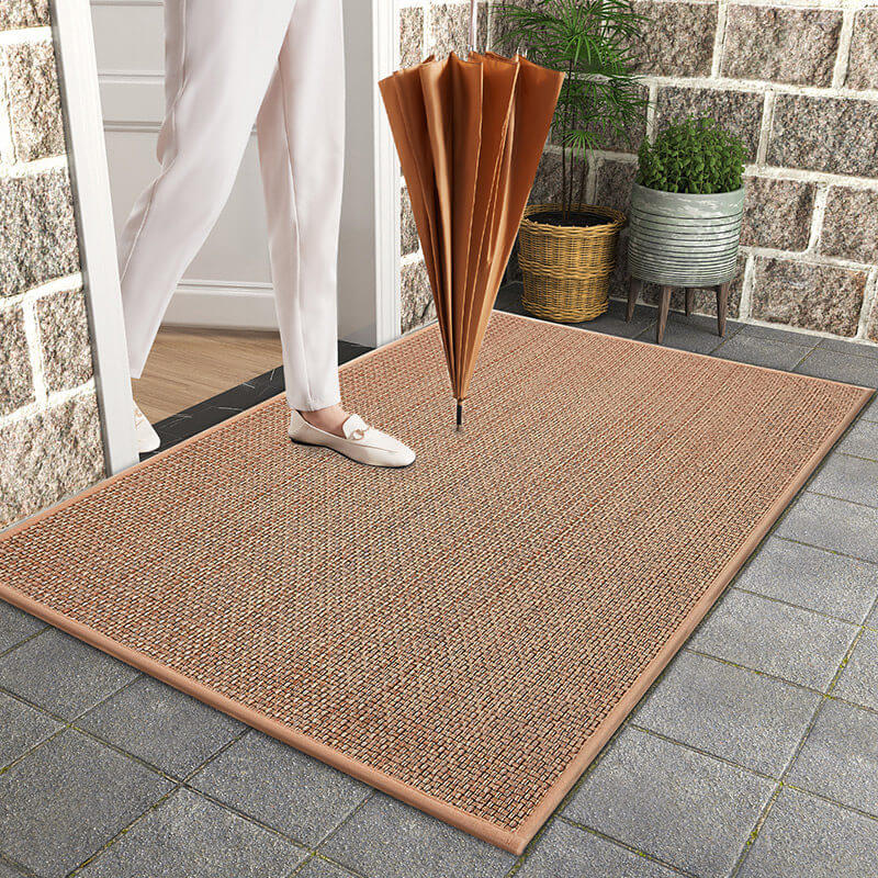 Tapis d'entrée tissé lavable en machine