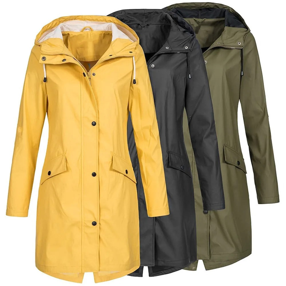 Veste de Pluie Femme avec Capuche – Protection Légère contre la Pluie
