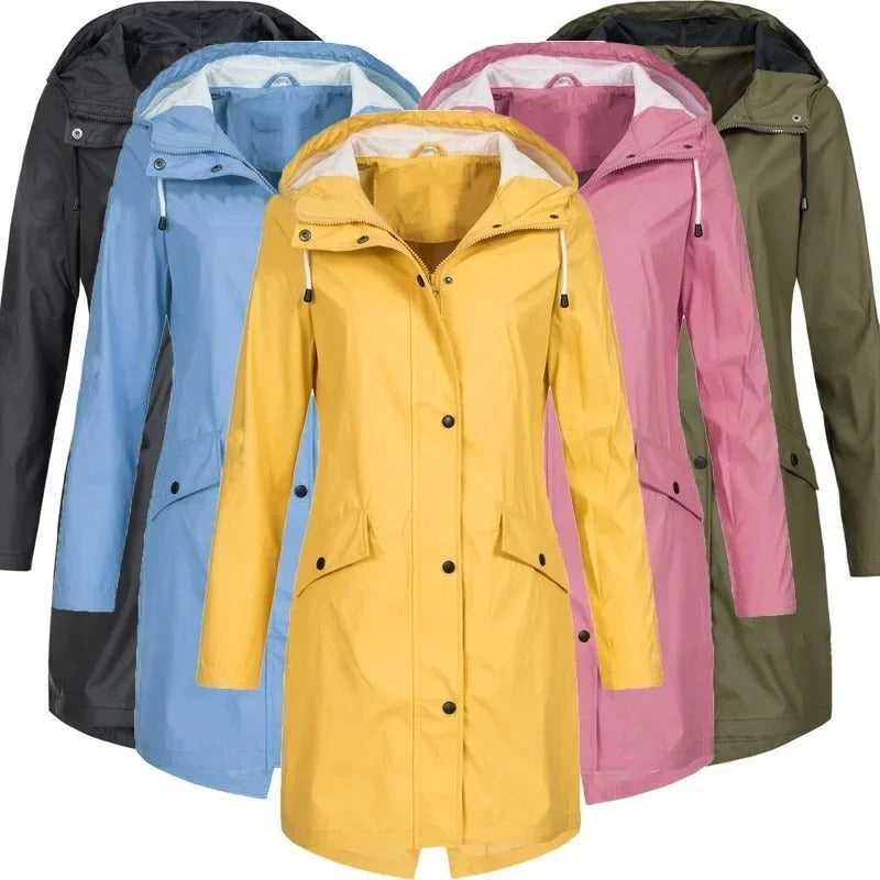 Veste de Pluie Femme avec Capuche – Protection Légère contre la Pluie