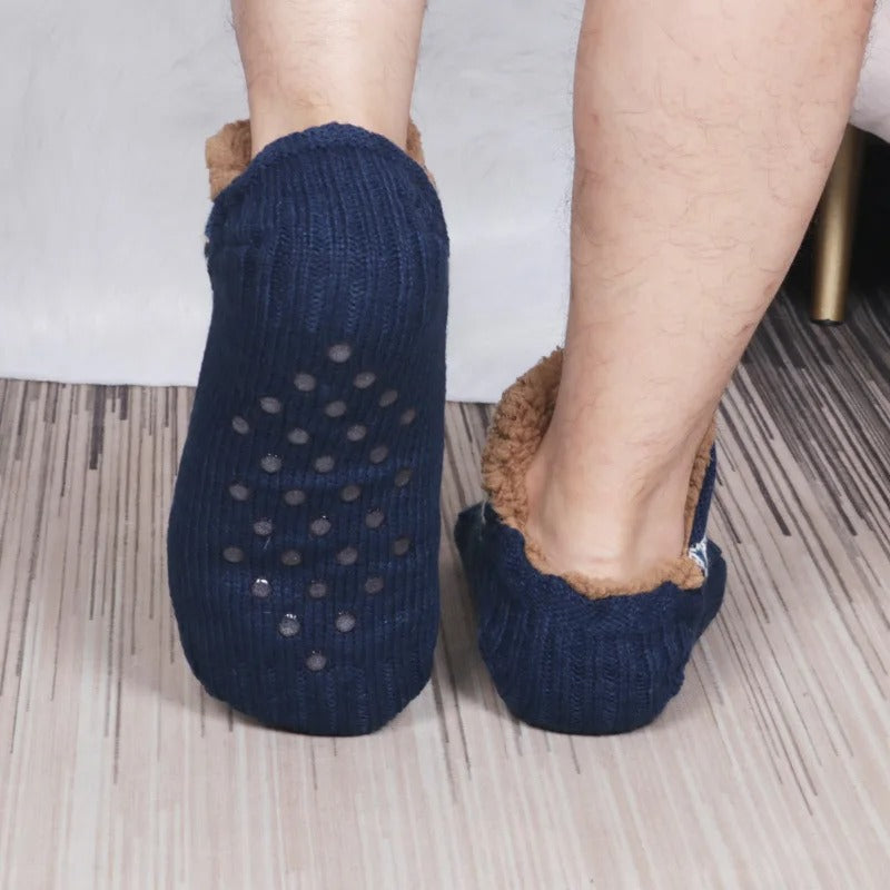 Chaussettes Antidérapantes Chaudes d'Hiver