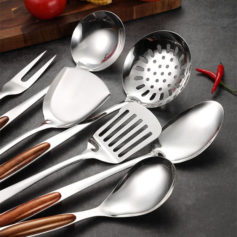 Küchenmeister – Ensemble d'ustensiles de cuisine en acier inoxydable premium