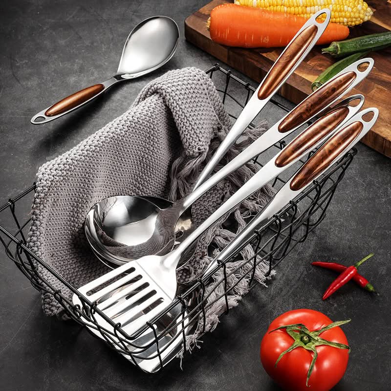 Küchenmeister – Ensemble d'ustensiles de cuisine en acier inoxydable premium