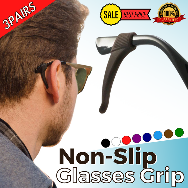 Poignées de lunettes antidérapantes (3 paires) - Profitez de vos réductions aujourd'hui !