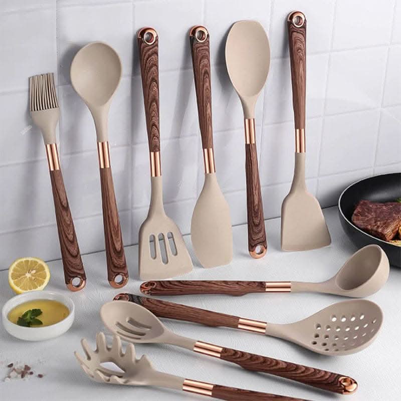 ChefSilica – Ensemble de cuisine premium en silicone de 10 pièces
