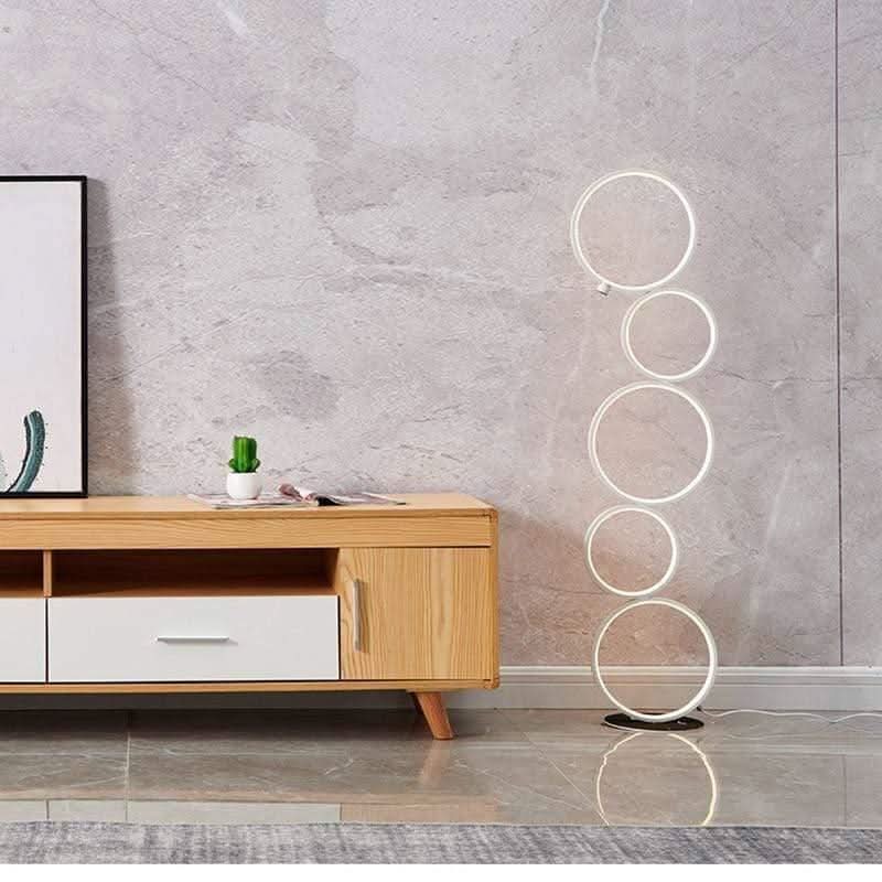 Lampadaire avec Lumière LED Blanc Chaud – Éclairage Ambiance pour Salon et Chambre