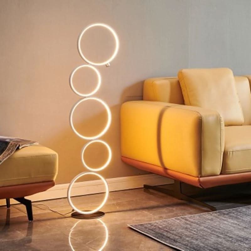 Lampadaire avec Lumière LED Blanc Chaud – Éclairage Ambiance pour Salon et Chambre
