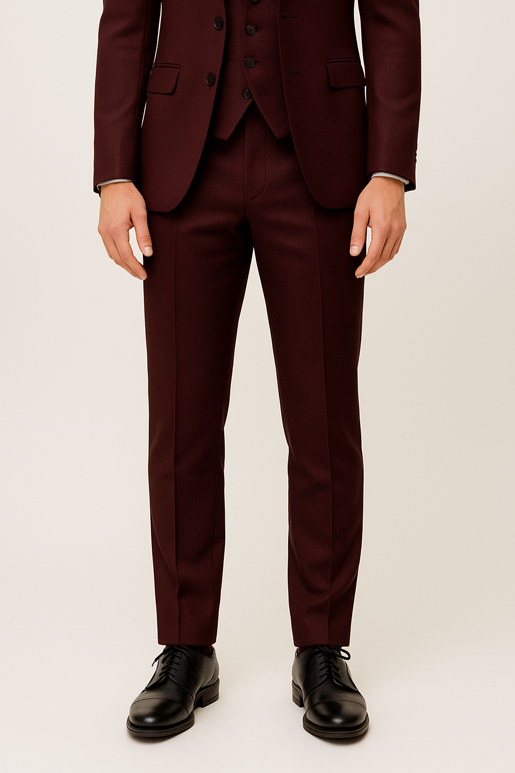Ensemble de Costume Classique Formelle pour Hommes en Trois Pièces