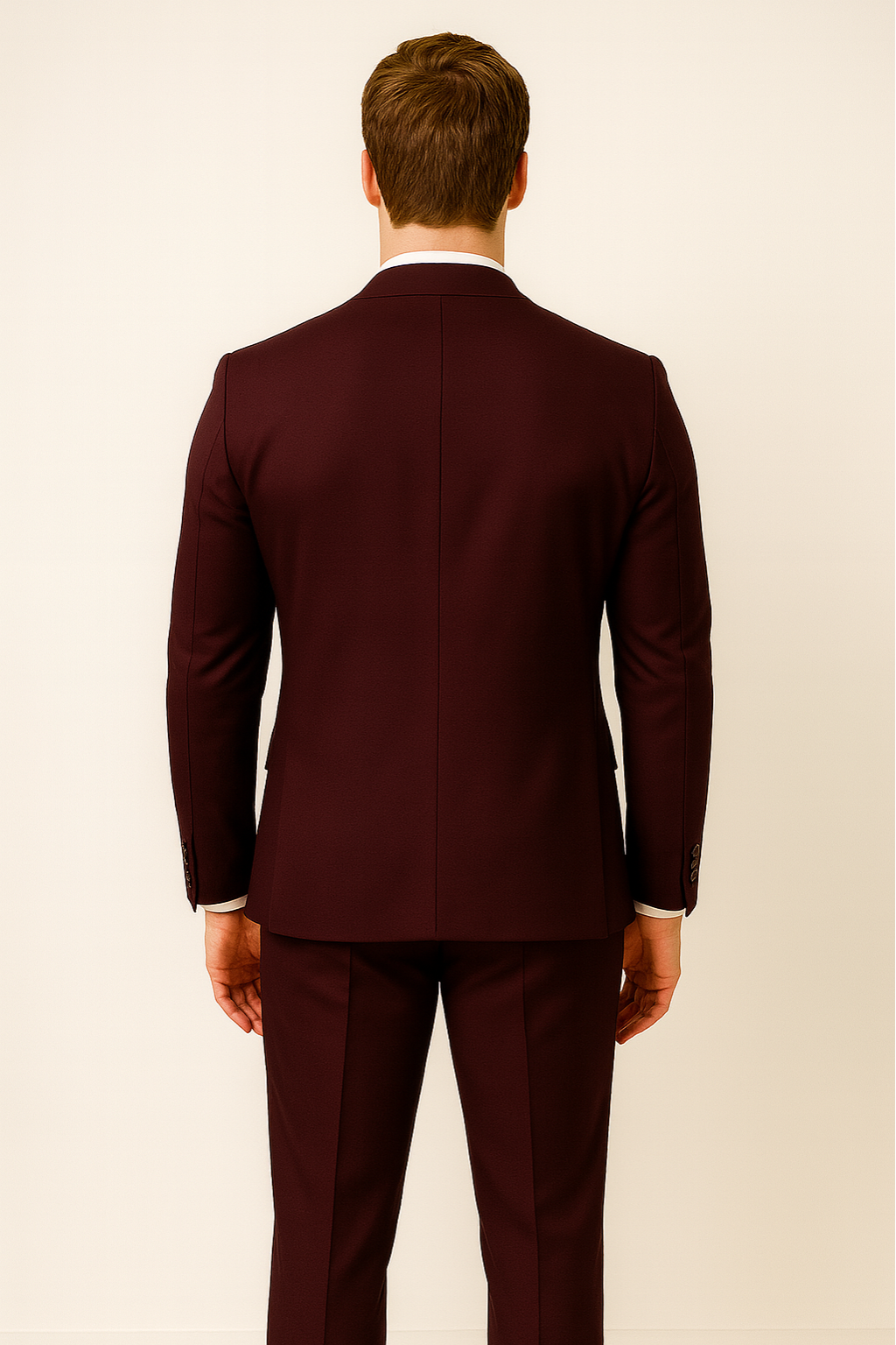 Ensemble de Costume Classique Formelle pour Hommes en Trois Pièces