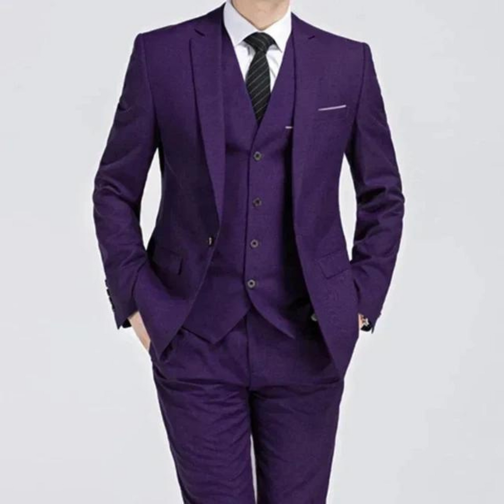 Costume classique trois pièces pour hommes pour les occasions printanières