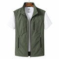 Gilet Utility léger pour homme à fermeture éclair
